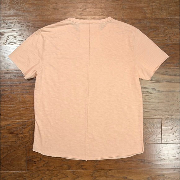 Strangers Only Mens Peach T-Shirt BASE-0610SS22 Limited Edition Large 21.5x26.5 - Picture 5 of 5